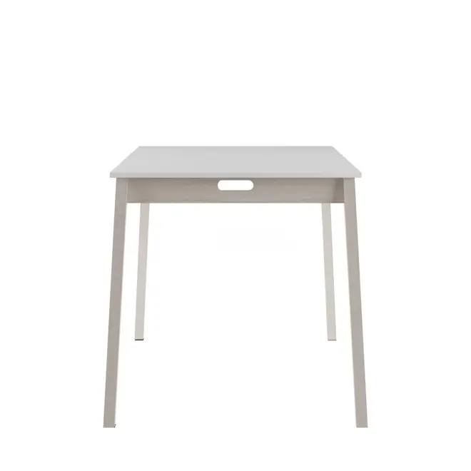 MESA DE JANTAR 1,39 M X 89 CM PALETBOX - NATURAL WASHED/BRANCO - Foto 3