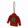 PINGENTE SUÉTER 10 CM SANTA ROCKS - VERMELHO/MULTICOR - Foto 2
