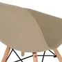 CADEIRA DE COZINHA EASY WOOD - FAIA BEGE - Foto 7