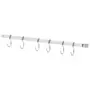 KIT SUPORTE 45 CM C/GANCHOS READY - CROMADO - Foto 1