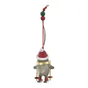PINGENTE PINGUIM HOHO HOME - LODEN GREEN/VERMELHO HINDU - Foto 2