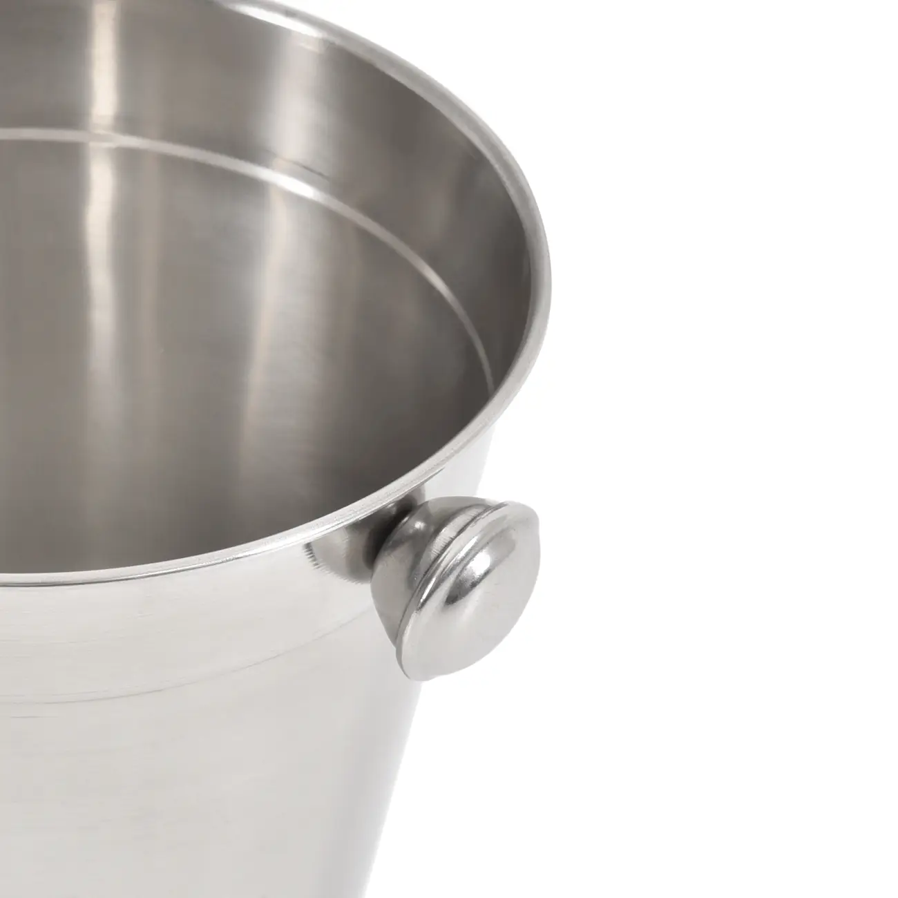 BALDE PARA GELO 14 CM HELLIN - INOX - Foto 3
