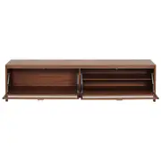RACK 2 PORTAS BASCULANTES 2,12 M X 40 CM MASCAVO - NOZES/INCOLOR - Foto 8