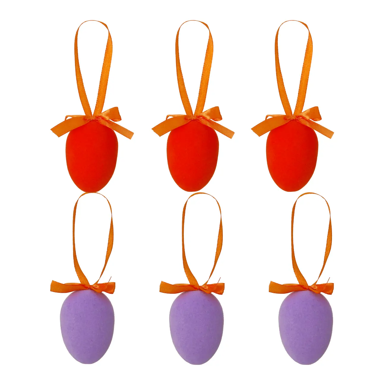 KIT COM 6 PINGENTES OVOS PÁSCOAMOR - LARANJA LED/MOUSSE DE JABUTICABA - Foto 1