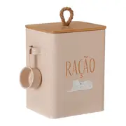 POTE PARA RAÇÃO PAWS EAT - OFF WHITE/BAMBU - Foto 3