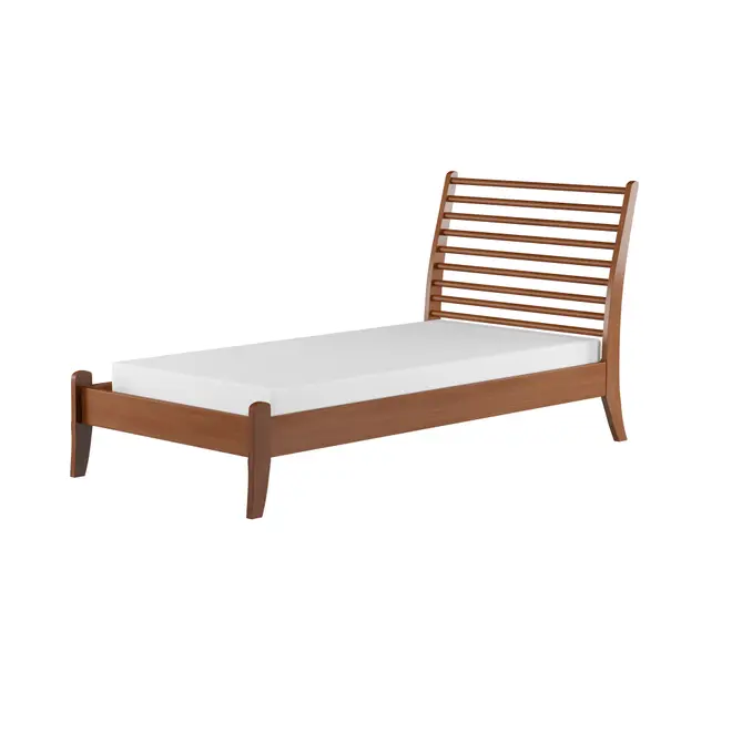 CAMA DE SOLTEIRO 98 CM MIRAGE HIGH - NOZES - Foto 1