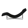 CHAISE LONGUE ALUA - PRETO/PRETO - Foto 2