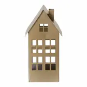 SUPORTE VELA CASA 22 CM FINE FESTIVITY - OURO - Foto 1