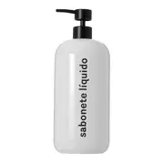 PORTA-SABONETE LÍQUIDO 1 L DAILY CARE - BRANCO/PRETO - Foto 2