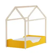 CAMA MONTESSORI JÚNIOR 78 CM PIN PLAY - BANANA/NATURAL WASHED - Foto 11