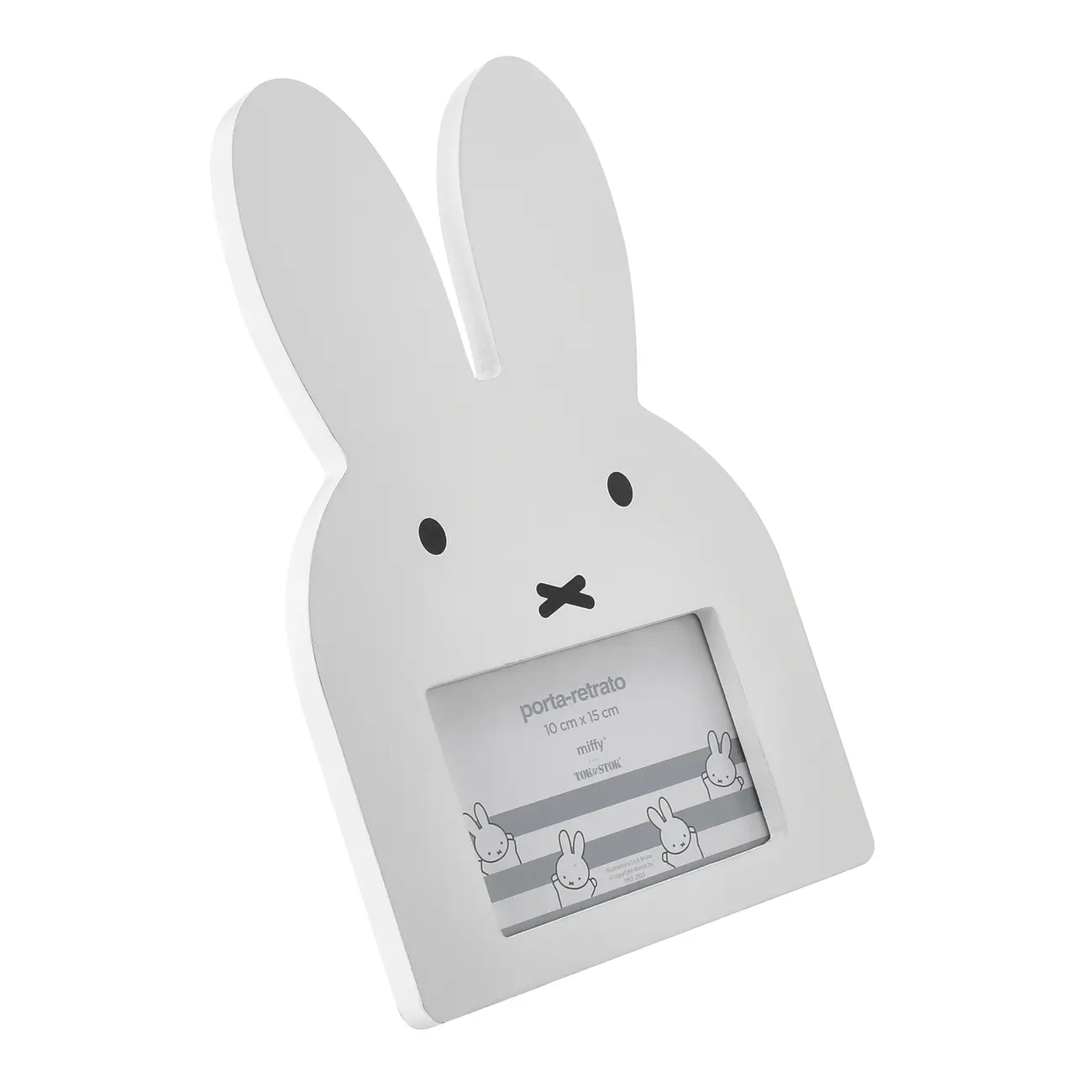 PORTA-RETRATO 10 CM X 15 CM MIFFY - BRANCO/KONKRET - Foto 2