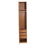 MAXIMUS GUARDA-ROUPA 1 PORTA 3 GAVETAS 45 - FREIJÓ - Foto 3