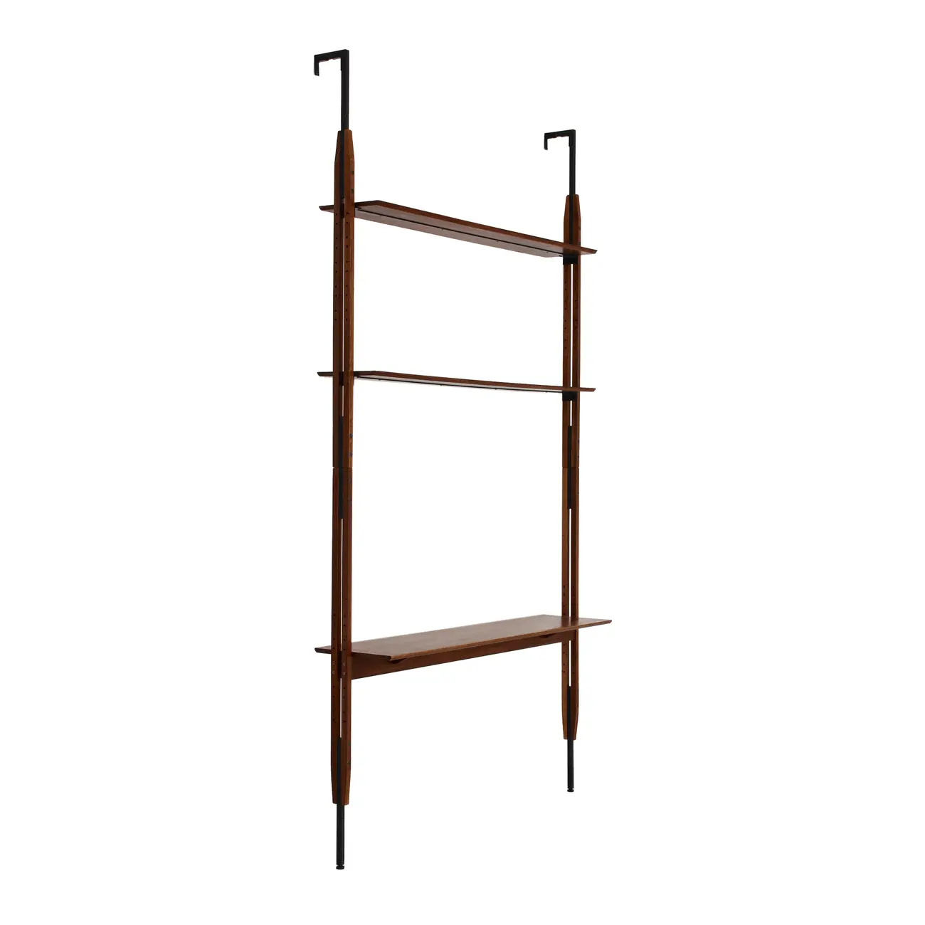ESTANTE/ESC/TV 3,18 M X 2,41 M LIBRERIA - NOZES/PRETO - Foto 5