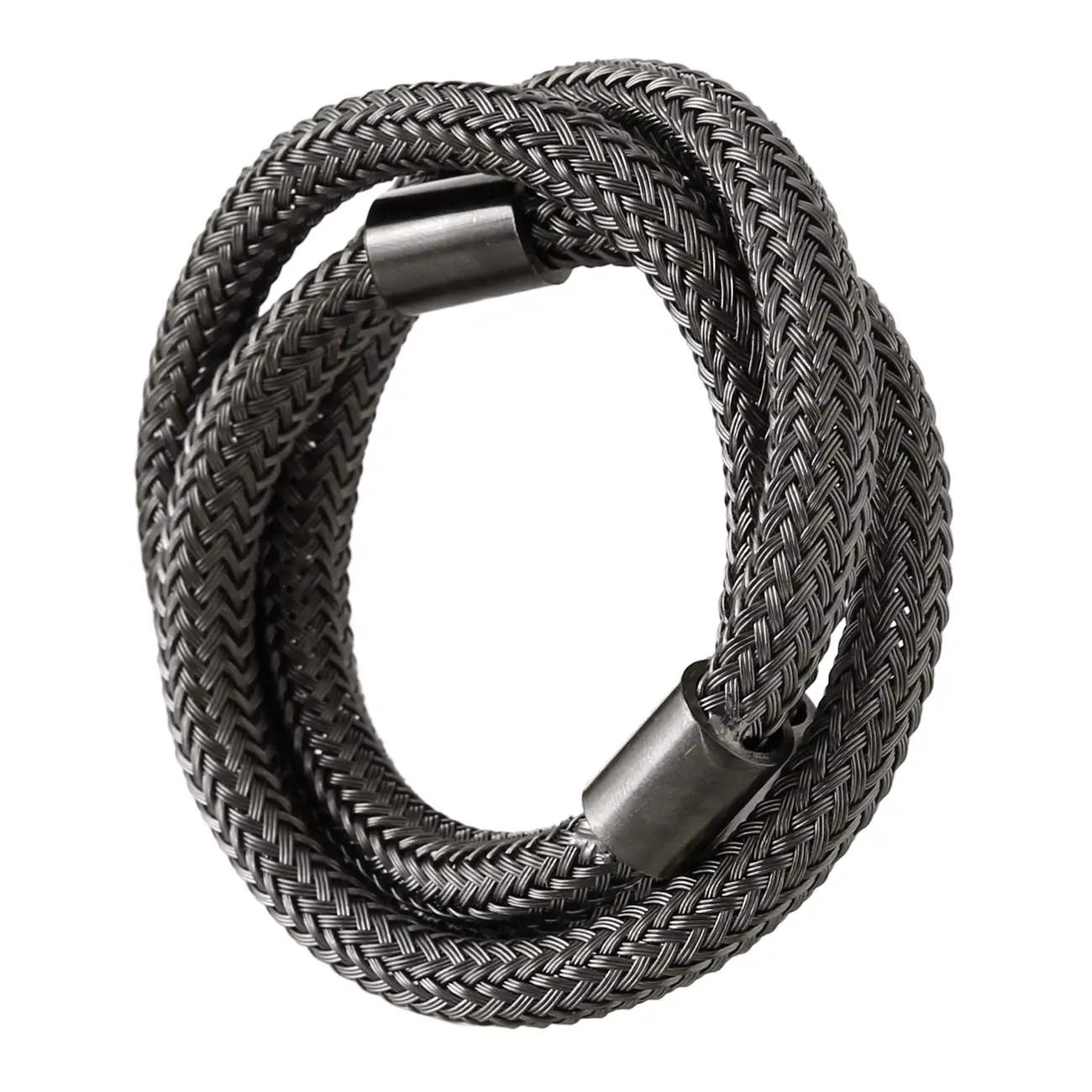 ARGOLA PARA GUARDANAPO CONJUNTO COM 2 PEÇAS CHAIN - GRAFITE - Foto 2