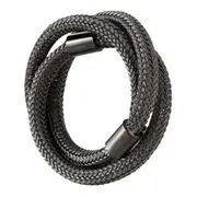 ARGOLA PARA GUARDANAPO CONJUNTO COM 2 PEÇAS CHAIN - GRAFITE - Foto 2