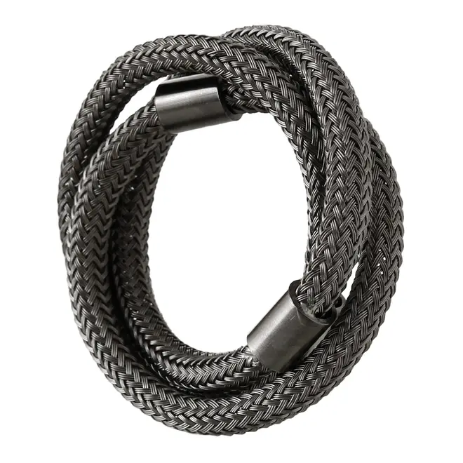 ARGOLA PARA GUARDANAPO CONJUNTO COM 2 PEÇAS CHAIN - GRAFITE - Foto 2