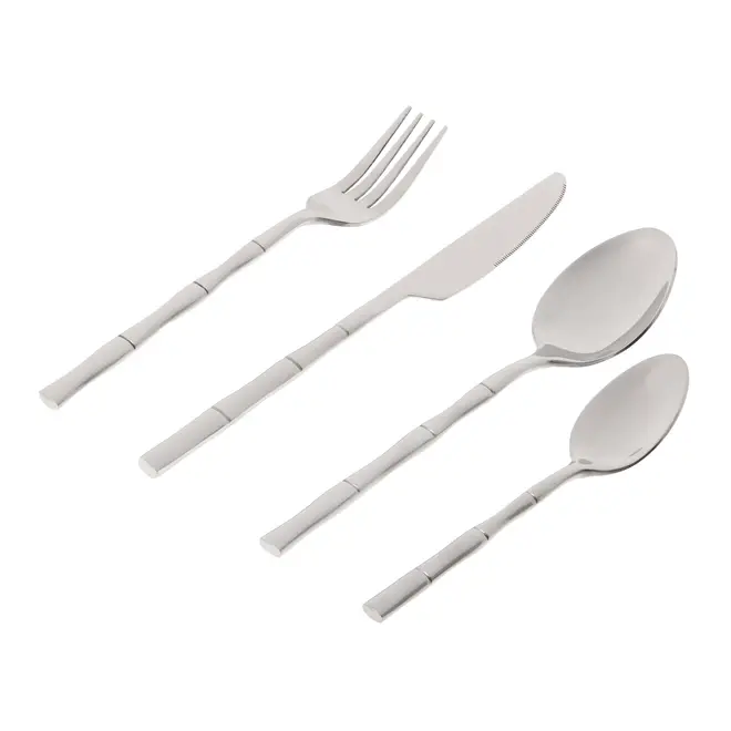 FAQUEIRO 24 PEÇAS PARA 6 PESSOAS TAQUARA STEEL LUXY - INOX - Foto 2