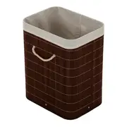 CESTO PARA ROUPAS 50 CM X 40 CM X 30 CM BUKA - MARROM/BEGE - Foto 5
