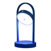LUMINÁRIA DE MESA LED RECARREGÁVEL SOLARE - AZUL COBALTO - Foto 3