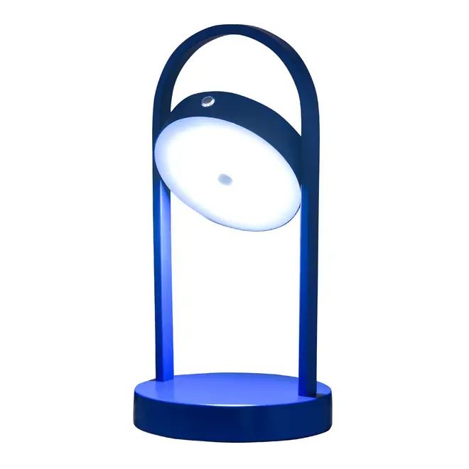 LUMINÁRIA DE MESA LED RECARREGÁVEL SOLARE - AZUL COBALTO - Foto 3