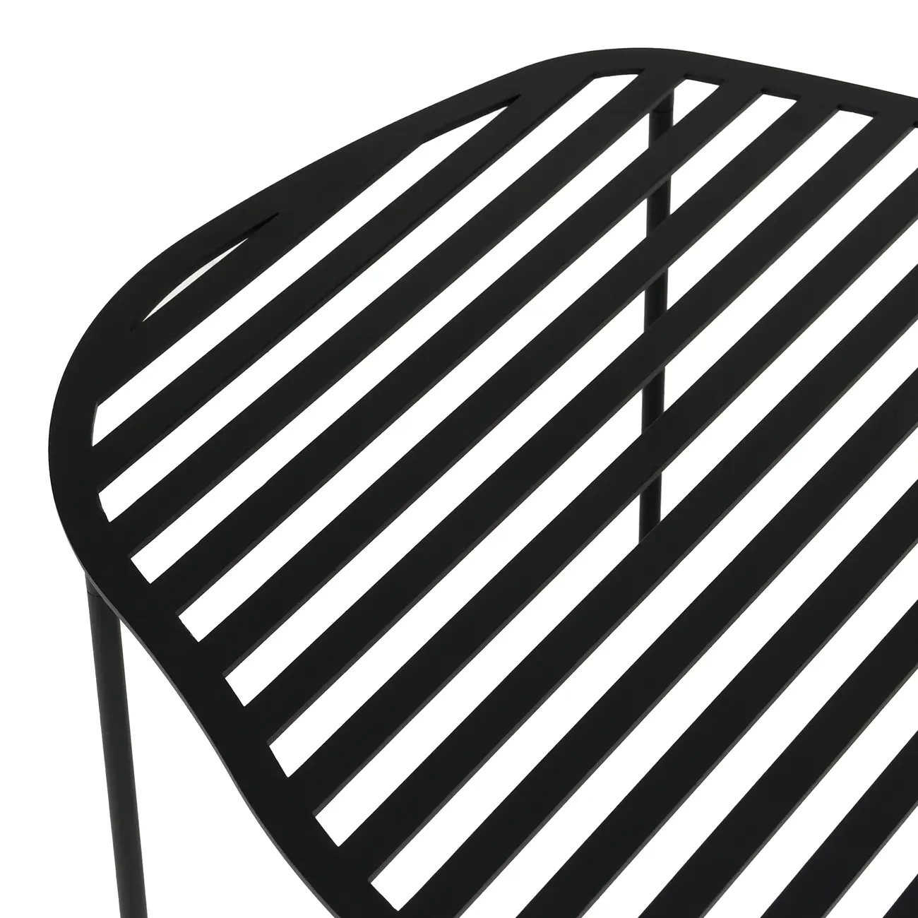 MESA DE CENTRO VAZADA 73 CM X 60 CM PINGO - PRETO - Foto 5