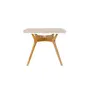 MESA DE JANTAR 1,80 M X 1 M ORGANIC - FREIJÓ/BRANCO - Foto 2