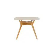 MESA DE JANTAR 1,80 M X 1 M ORGANIC - FREIJÓ/BRANCO - Foto 2