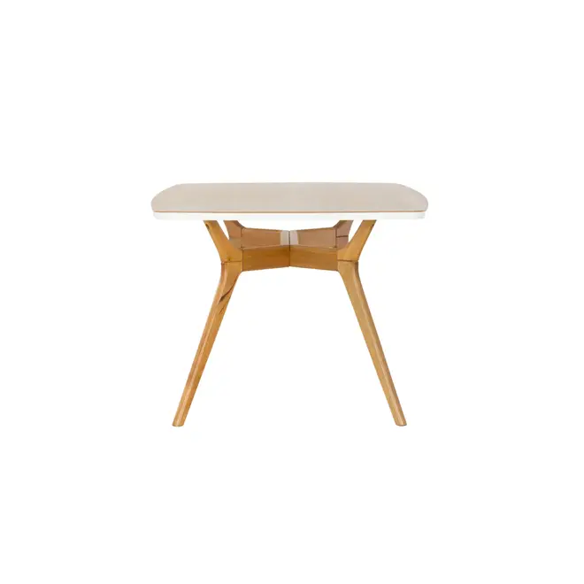 MESA DE JANTAR 1,80 M X 1 M ORGANIC - FREIJÓ/BRANCO - Foto 2