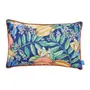 ALMOFADA 32 CM X 50 CM SAUDADE TROPICAL CARAMBOLAS - AZUL HISTÓRICO/MULTICOR - Foto 1