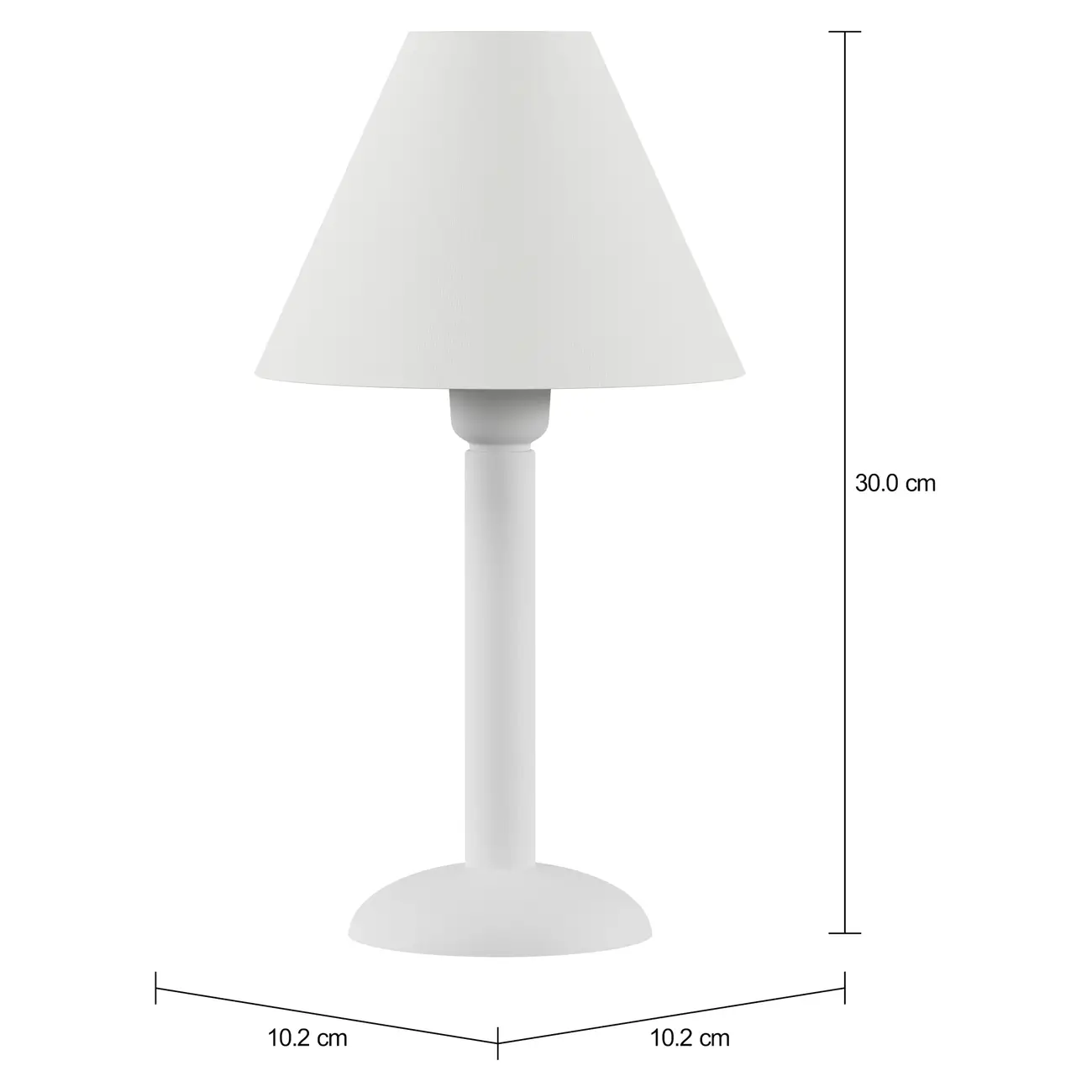 LUMINÁRIA DE MESA PÊRA - BRANCO/BRANCO - Foto 2