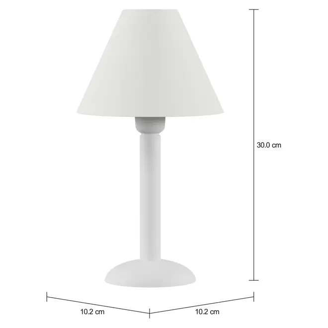 LUMINÁRIA DE MESA PÊRA - BRANCO/BRANCO - Foto 2