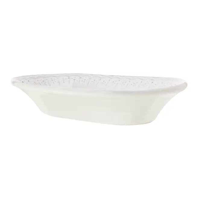 TIGELA OVAL 33 CM X 20 CM TRÉSOR - BRANCO - Foto 3