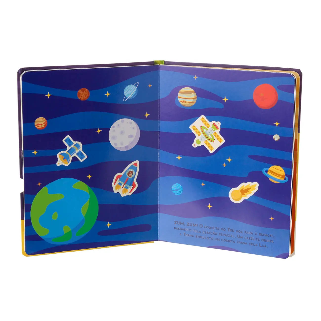 VAMOS EXPLORAR! ESPAÇO LIVRO INFANTIL - MULTICOR - Foto 6