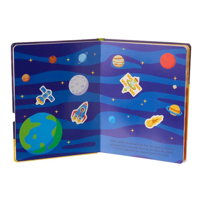 VAMOS EXPLORAR! ESPAÇO LIVRO INFANTIL - MULTICOR - Foto 6