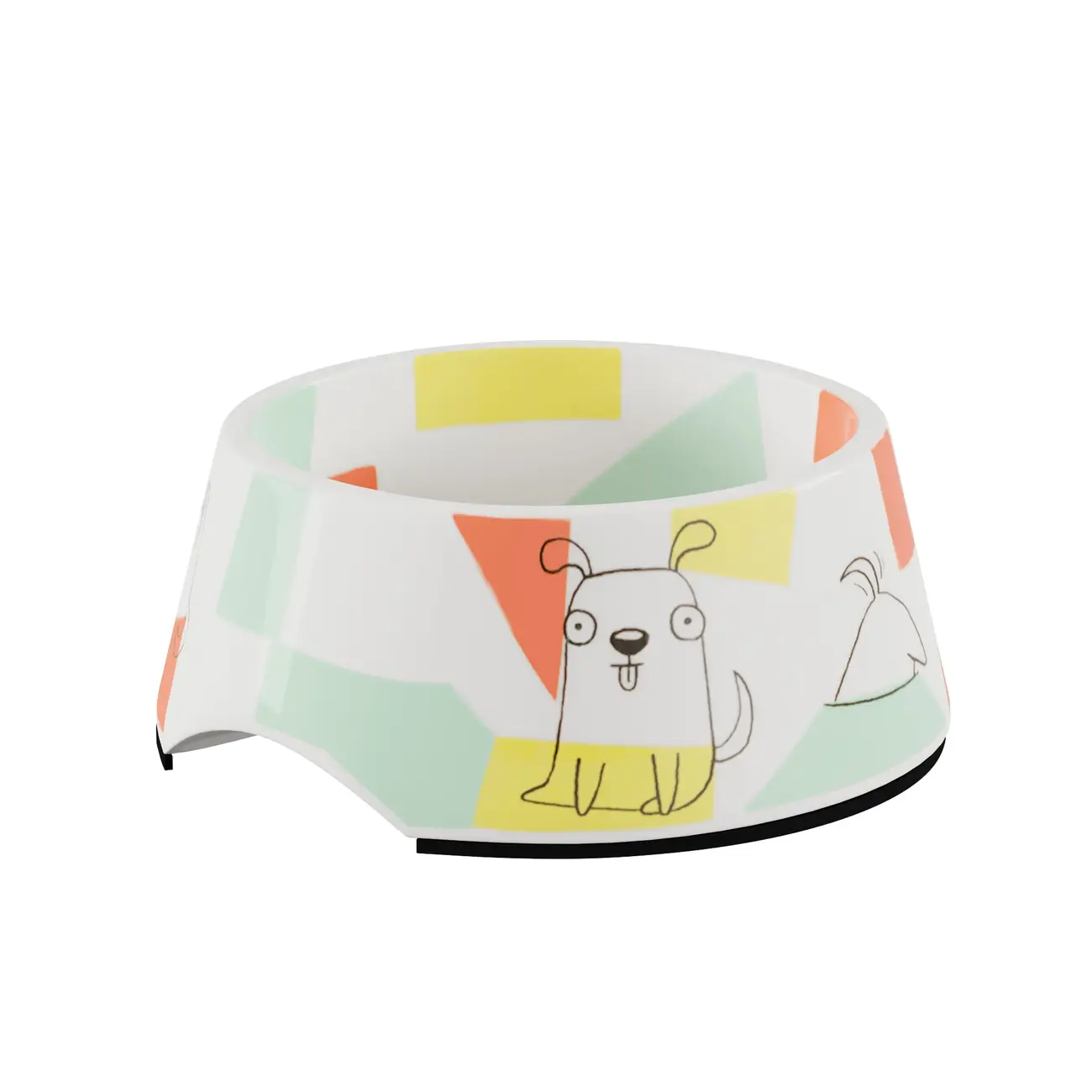 COMEDOURO PARA PET 19 CM BALOO - CORES CALEIDOCOLOR/INOX - Foto 10