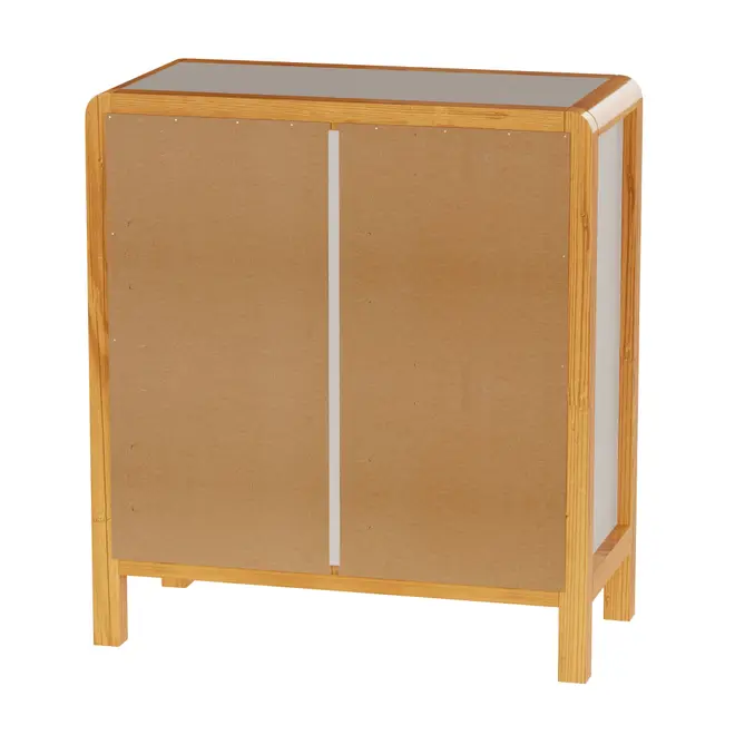 CÔMODA 4 GAVETAS 90 CM X 45 CM KANT - CAMELO/AMÊNDOA - Foto 6