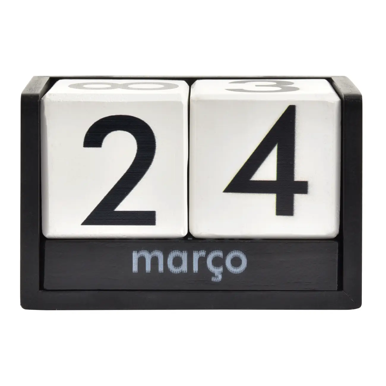 CALENDÁRIO MESA SWEET HOME OFFICE - PRETO/BRANCO - Foto 2