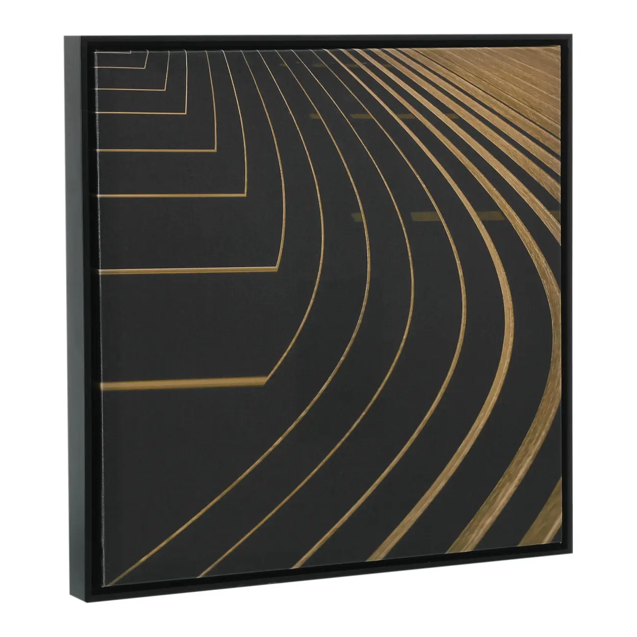 QUADRO 50 CM X 50 CM ORBIT - DOURO/PRETO - Foto 2