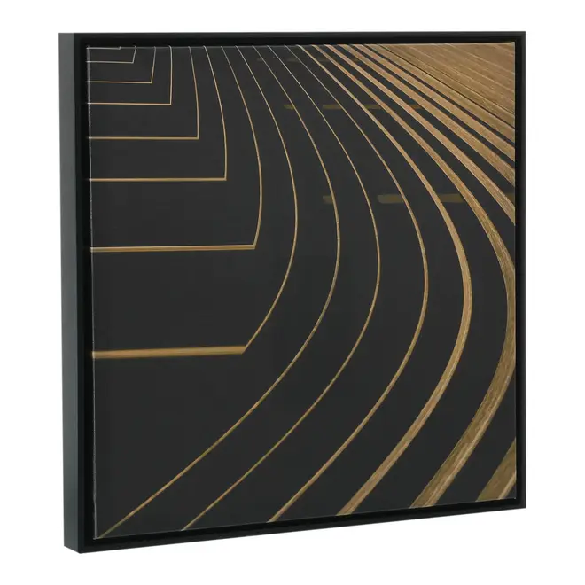 QUADRO 50 CM X 50 CM ORBIT - DOURO/PRETO - Foto 2
