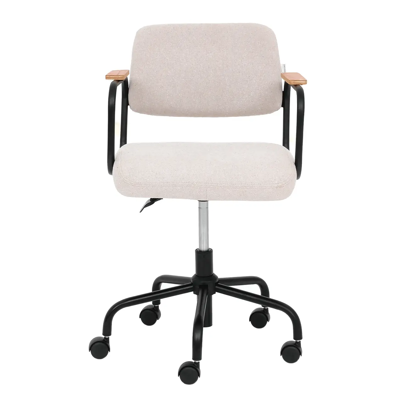 CADEIRA HOME OFFICE CARTE ELBOW - PRETO/CAMELO - Foto 2