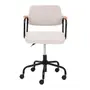 CADEIRA HOME OFFICE CARTE ELBOW - PRETO/CAMELO - Foto 2