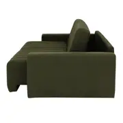 SOFÁ-CAMA RETRÁTIL E RECLINÁVEL 3 LUGARES SNOOZE - MUSGO - Foto 6