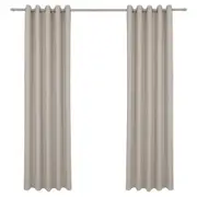 CORTINA BLACKOUT 70% 2 PEÇAS 1,40 M X 2,40 M MELIÁ - CAMELO - Foto 1