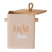 POTE PARA RAÇÃO PAWS EAT - OFF WHITE/BAMBU - Foto 8