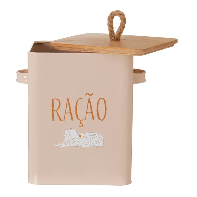 POTE PARA RAÇÃO PAWS EAT - OFF WHITE/BAMBU - Foto 8