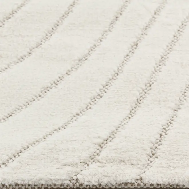 TAPETE 1,50 M X 2 M MOTION - OFF WHITE - Foto 5