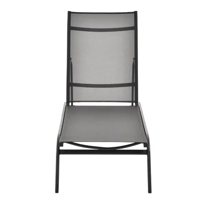 CHAISE LONGUE DUNAS - PRETO/PRETO - Foto 4