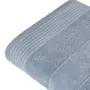 TOALHA DE BANHO GIGANTE 1,50 M X 90 CM DOUX AU TOUCHER - BLEU CENDRÉ - Foto 3