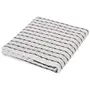 TOALHA DE MESA 1,40 M X 2,10 M UTTU - BRANCO/PRETO - Foto 2