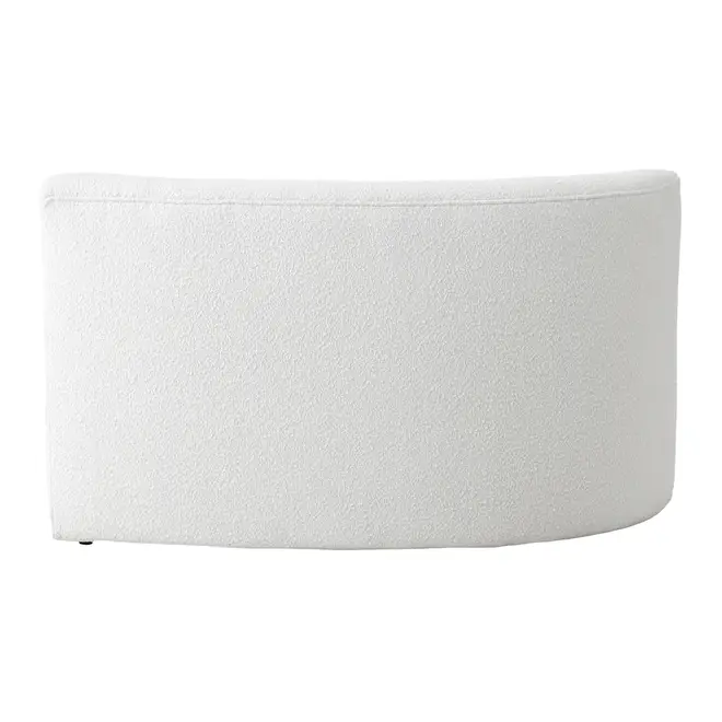 MÓDULO SOFÁ 1 LUGAR DIREITO ÔNDULO - BOUCLÉ BRANCO - Foto 6
